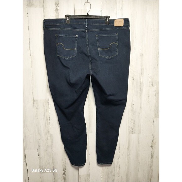 Levi’s Signature Gold Mid Rise Skinny Stretch Blue Jeans Women’s Size 26L - Picture 4 of 7